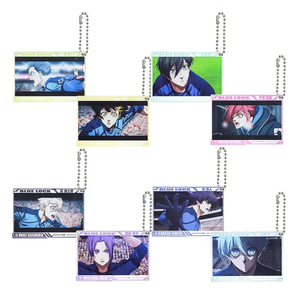 Blue Lock Acrylic Keychains Blind Box Assortment (8)